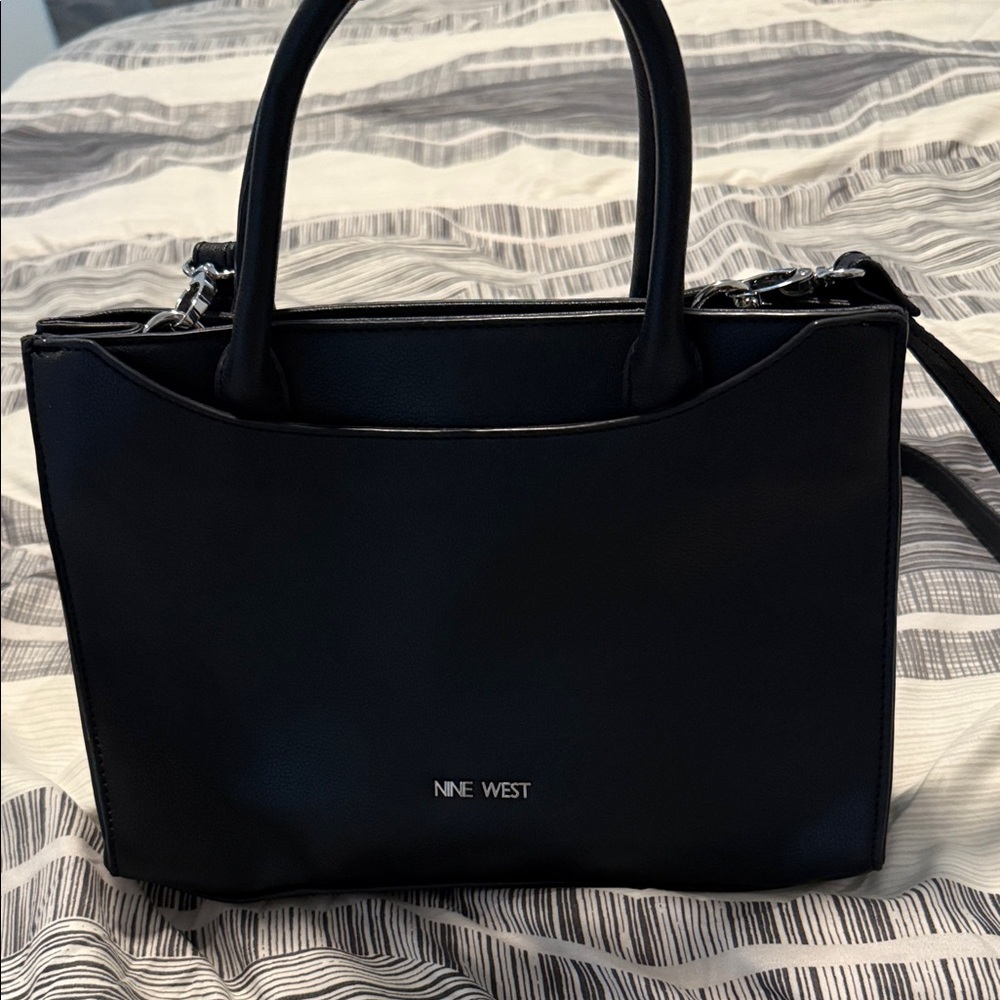 Nine West Elegant Black Satchel